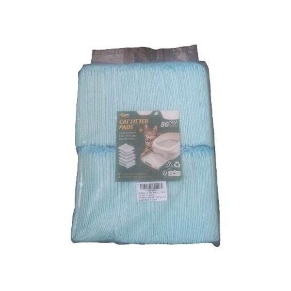 Own PetS Cat Litter Pads 80 Pads 13x17.7 in (33x45cm)  Ultra Thick Super...