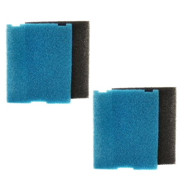 HQRP 2-Pack Foam Flat Box Filter Pads Compatible with Tetra 19015 SF1 SPF1 26592 Submersible Pond Filter, FK5 FK6 Filtration Fountain Kits