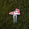 Jordan 1 Sneaker Red 2-Sided Golf Divot Tool
