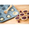 Fox Run Ribbed Tart Pan, 12-Cup, Preferred Non-Stick, 10.5 x 14 x 1 inches