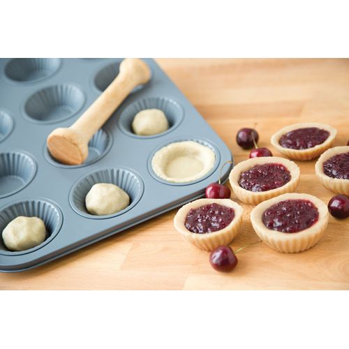 Fox Run Ribbed Tart Pan, 12-Cup, Preferred Non-Stick, 10.5 x 14 x 1 inches