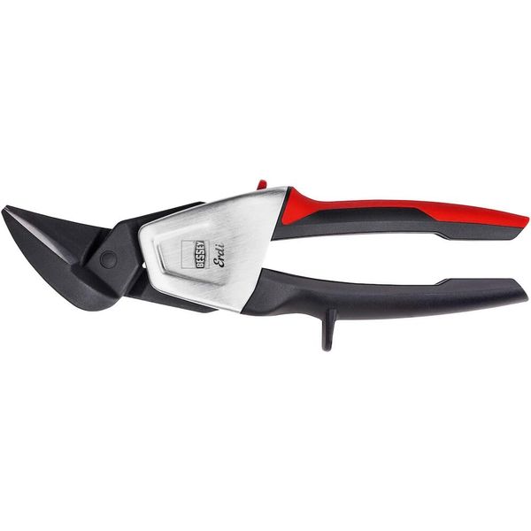 Bessey D39ASSL Left Shape and Straight Cutting Snips, Black/Red