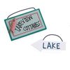 Miniature Lake Signs | 12 Pieces