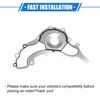 Pack (1) No.68079412AB Engine Water Pump for Jeep Wrangler JK 2012-2018