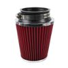 3" 76mm Air Filter Clean Intake for Car High Flow Short Ram/cold Round Cone Red