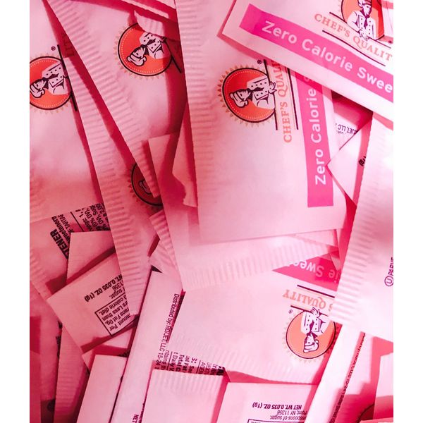 Chefs Quality Sugar Substitute Pink Packets, 1000 Count