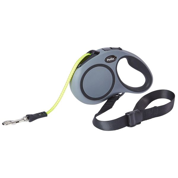 Petio Retractable Dog Lead Reel Lead EX S Gray