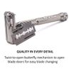 Parker Safety Razor, Model 60R Safety Razor and 5 Parker Platinum Razor Blades