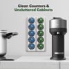 Nespresso Vertuo Pod Holder Wall Mount, 10 Pod Capacity Storage Organizer