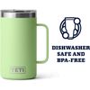 YETI Rambler Krug, Edelstahl, Key Lime, 24 oz (710 ml)