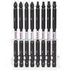 Bosch Accessories 8pcs. Double Screwdriver Bit Set (Impact Control, T/PZ/PH Bits, Length 110mm, Pick and Click, Accessory Impact Drill)