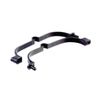 Alligator Plastic Cable Strap, 25.4mm, Black - 15 Count Bottle