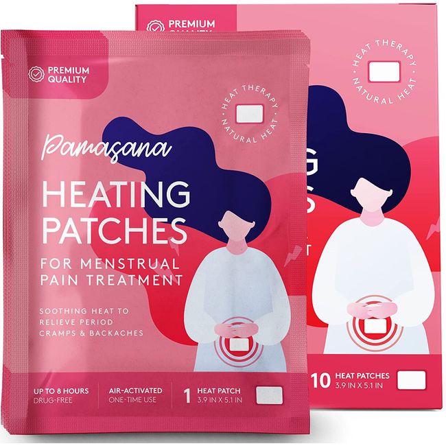 Menstrual Pain Relief Heat Patches for Menstrual Symptom Relief - Menstrual Period Heating Patches for Cramps