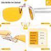 PRiSMA blue light blocking CliP-ON glasses, bluelightprotect LiTE - CP704