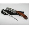 Myerchin Knives W100 Generation 2 Professional Wood Offshore Rigging System Fixed Blade and Marlinspike Fits in Leather Sheath with Leather Lanyard Strap