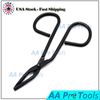 Eyebrow Tweezers, Scissors Shaped Eyebrow Precision Tip Black Color