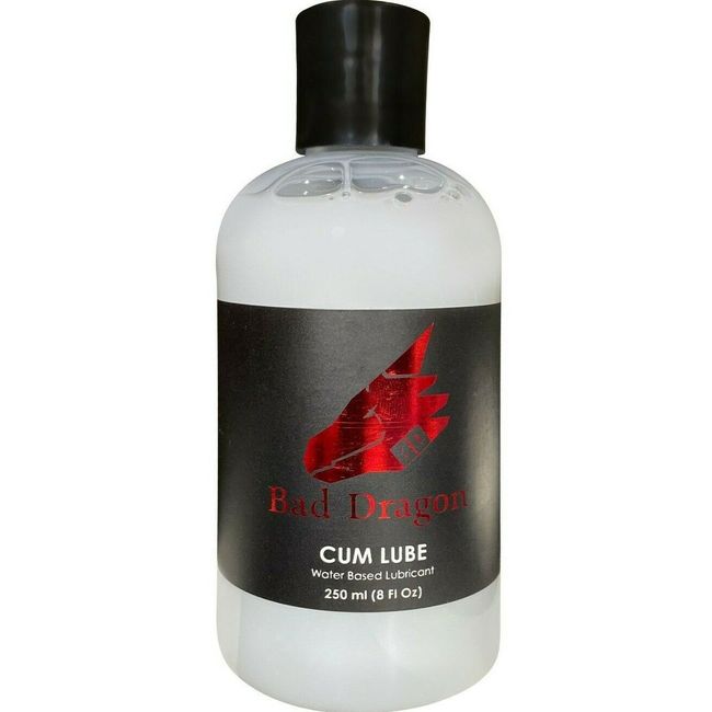 Bad Dragon 🐉 Cum Lube Water Based Personal Lubricant 8 fl oz Discreet Packaging