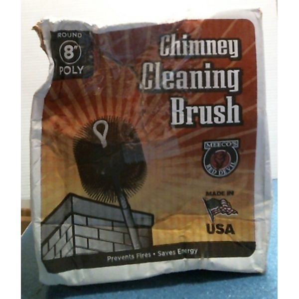 Meeco's Red Devil Chimney Cleaning Brush 8"  (33190)  FS