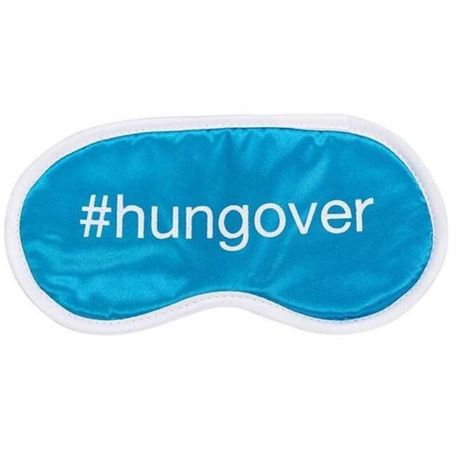 #HUNGOVER Sleeping Mask - Drinking Drunk Funny Sleep Eye Blindfold Soft EyeMask