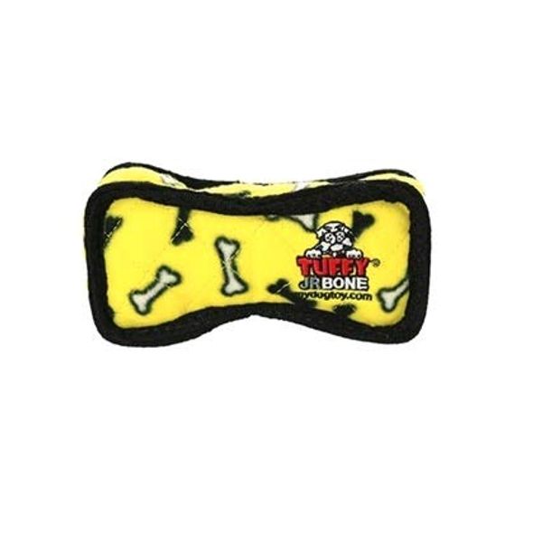 Tuffy's Durable Dog Toy Stuffed Animal Junior Bone 2 (Yellow)