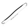 Frcolor 20ps Ponytail Hooks Holder Rubber Bands Elastic Hook Hair Tie for Hair Styling (Black)