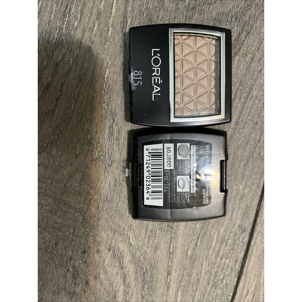 2 Pack Loreal Wear Infinity Studio Secrets Eye Shadow #815 Brushed Suede