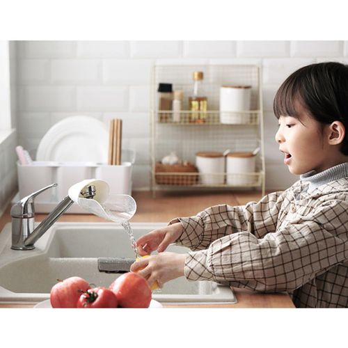 DXIA 2 Pack Baby Faucet Extender Kids, Children Sink Handle Extender, Water Tap Extender for Toddler, Hand Washing Water Nozzle Extender Kitchen Bathroom, Safe Faucet Extension Attachment