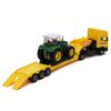 Scania Tractor Transporter 1:48 Scale- Yellow Low Loader With Green Tractor