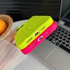 Caseative for iPhone 14 Pro Max Case,Pleated Water Ripple Chrome Wave Pattern Soft Phone Case (M Yellow)