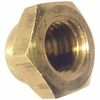 6-32 Hex Cap Nuts Solid Brass Grade 360 Commercial Plain Finish Quantity 250