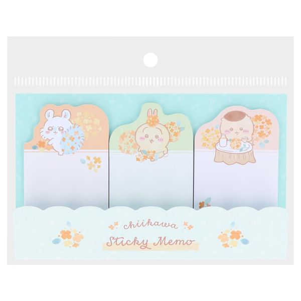 Sunstar Stationery S2840758 Chiikawa Sticky Notes, Die Cut, Mint