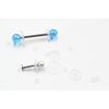 MODRSA Clear Disc Pads no Pull Plastic Piercing Disc for Piercing Bump Silicone Discs Silicone Piercing Disc Stabilize Earrings 16 Gauge