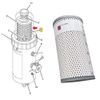 For With O-Ring Fuel Water Separator Kit FS1029 FS1029W