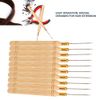 Hair Extension Tools, 10Pcs Hook Needle Wooden Hair Extension Tool Needle Wig Tools,Threader For Hair Extensions Wire Pulling Hook Tool