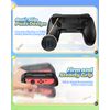 FYOUNG Controller Grip for JoyCon Compatible with Nintendo Switch & Switch OLED Model, Comfort JoyCon Holder Accessories (2 Pack) - Black
