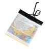 Doyeemei Map Case, Map Case, 100% Waterproof, Seal Line, Foldable, Durable, High Transparency, TPU Window, Compact, High Visibility, Black, Black