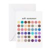 CafePress Color Analysis Card Soft Summer Folded Greeting Card Matte