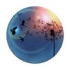 Bird Dandelion Blue Pop Mount Socket Cellphone Holder PopSockets Swappable PopGrip