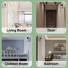 2 Pcs Plastic Wall Mount Bracket Organizer for Cable Box Small Projector Shell Router Rack AV Shelf DVD Player Camera