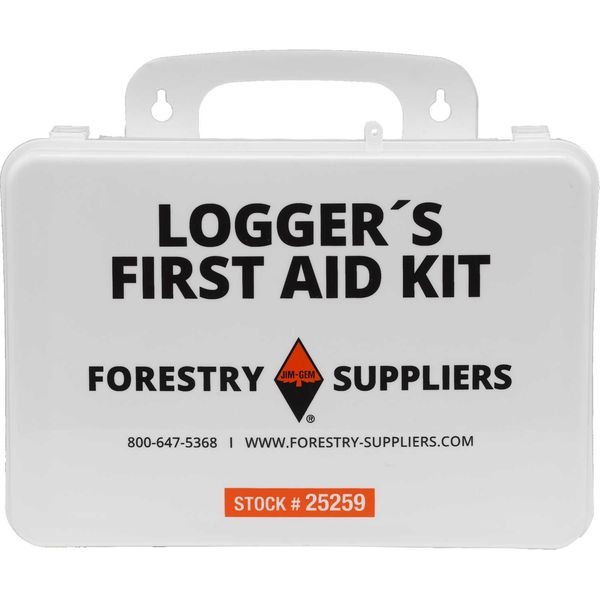 Forestry Suppliers Logger's First Aid Kits, Plastic Case