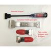 4pc Set 1 Extension Scraper Reach Handle Razor Blade Label Gasket Decal Sticker