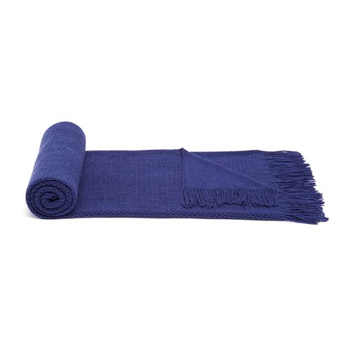 Spotgrowth Knit Throw Blanket,Soft Warm Lap Blanket with Bubble Textured Lightweight Soft Throws Couch Cover Decorative Knitted Blankets,50 x 60 Inches, Navy (SP210710)