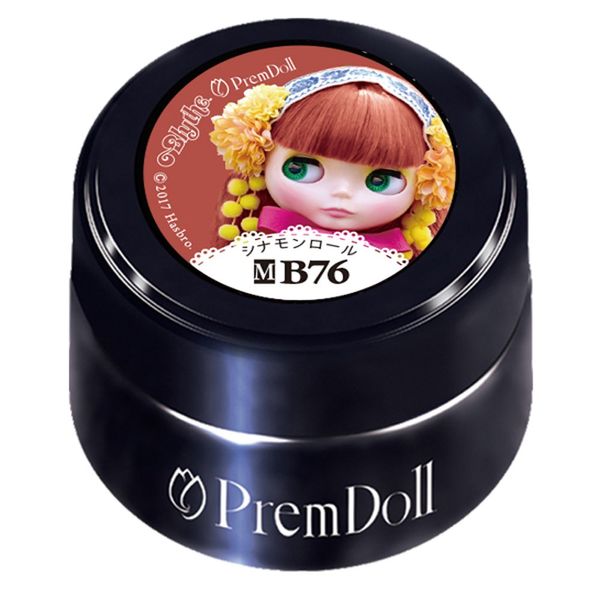 Pre Gel purimudo-ru Cinnamon Roll Doll – B76 G UV/LED, 4-Colored Gels