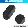 X AUTOHAUX 3 Key Buttons Remote Control Fob Key Case Shell for 500 Black