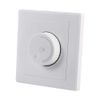 Samfox LED Dimmer Switch, Wall-Mounted Push ON/OFF Rotary Dimmer Switch for Dimmable Led Lights/Incandescent/Halogen Lights, Trailing Edge Dimmer Switch