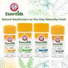 Arm & Hammer Essentials Natural Deodorant, Unscented 2.5oz (Packaging May Vary)