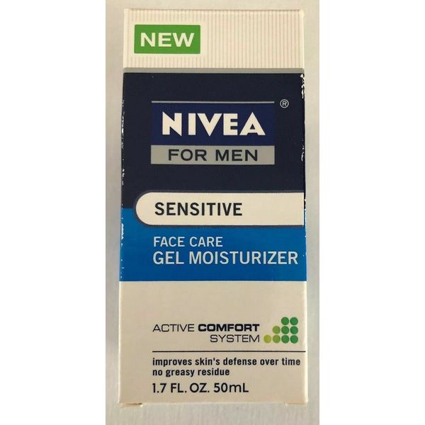 Nivea Men Sensitive Gel Moisturizer 1.7 oz DAMAGED BOX