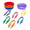 Fun Express - Plastic TWEEZER and Sorting Tray Set