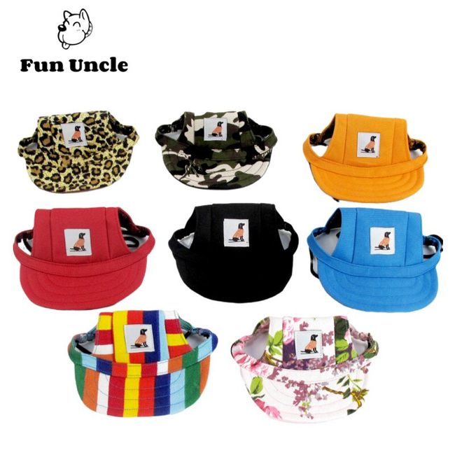 Summer UV Protection Small Dog Baseball Hat