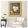 Cross stitch, impression painting, flower, C0018